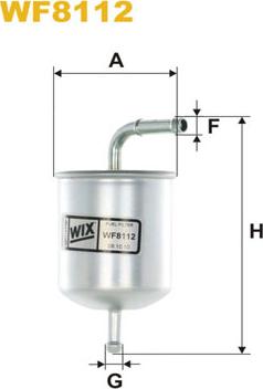 WIX Filters WF8112 - Filtre à carburant cwaw.fr