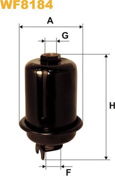 WIX Filters WF8184 - Filtre à carburant cwaw.fr