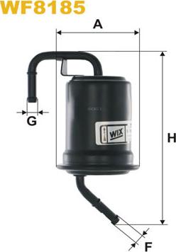 WIX Filters WF8185 - Filtre à carburant cwaw.fr