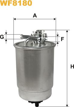 WIX Filters WF8180 - Filtre à carburant cwaw.fr