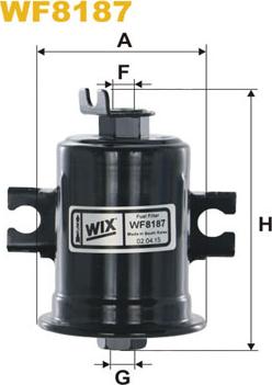 WIX Filters WF8187 - Filtre à carburant cwaw.fr