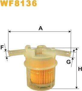 WIX Filters WF8136 - Filtre à carburant cwaw.fr