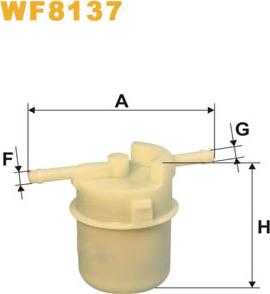 WIX Filters WF8137 - Filtre à carburant cwaw.fr