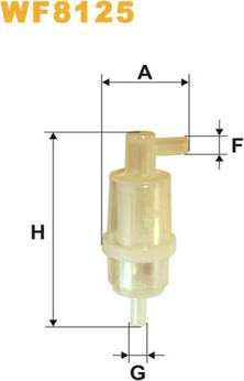 WIX Filters WF8125 - Filtre à carburant cwaw.fr