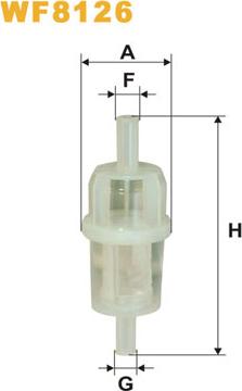 WIX Filters WF8126 - Filtre à carburant cwaw.fr