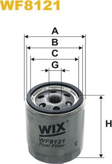 WIX Filters WF8121 - Filtre à carburant cwaw.fr