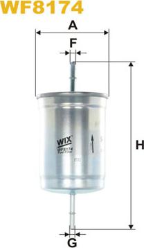 WIX Filters WF8174 - Filtre à carburant cwaw.fr