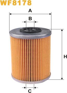 WIX Filters WF8178 - Filtre à carburant cwaw.fr