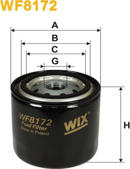 WIX Filters WF8172 - Filtre à carburant cwaw.fr