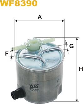 WIX Filters WF8390 - Filtre à carburant cwaw.fr