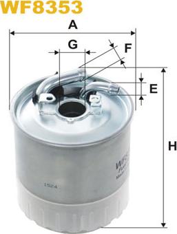 WIX Filters WF8353 - Filtre à carburant cwaw.fr