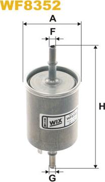 WIX Filters WF8352 - Filtre à carburant cwaw.fr