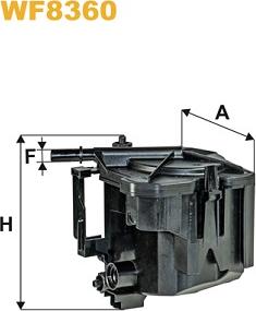 WIX Filters WF8360 - Filtre à carburant cwaw.fr