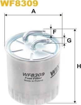 WIX Filters WF8309 - Filtre à carburant cwaw.fr