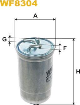 WIX Filters WF8304 - Filtre à carburant cwaw.fr