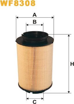 WIX Filters WF8308 - Filtre à carburant cwaw.fr