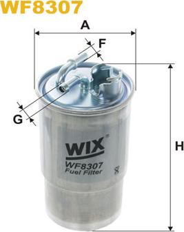 WIX Filters WF8307 - Filtre à carburant cwaw.fr