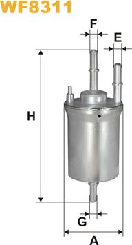 WIX Filters WF8311 - Filtre à carburant cwaw.fr