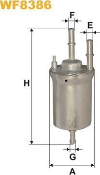 WIX Filters WF8386 - Filtre à carburant cwaw.fr