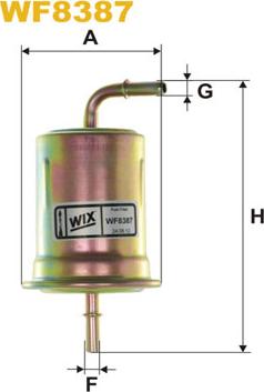 WIX Filters WF8387 - Filtre à carburant cwaw.fr