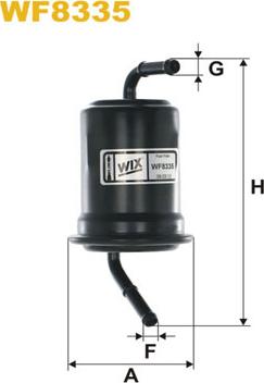 WIX Filters WF8335 - Filtre à carburant cwaw.fr