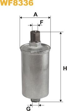 WIX Filters WF8336 - Filtre à carburant cwaw.fr