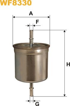 WIX Filters WF8330 - Filtre à carburant cwaw.fr