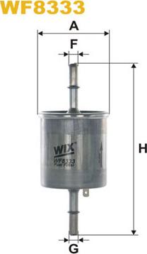 WIX Filters WF8333 - Filtre à carburant cwaw.fr