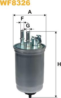 WIX Filters WF8326 - Filtre à carburant cwaw.fr