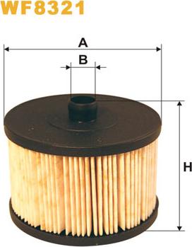 WIX Filters WF8321 - Filtre à carburant cwaw.fr