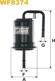 WIX Filters WF8374 - Filtre à carburant cwaw.fr