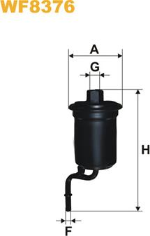 WIX Filters WF8376 - Filtre à carburant cwaw.fr