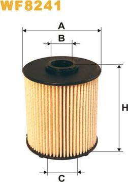 WIX Filters WF8241 - Filtre à carburant cwaw.fr