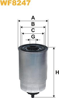 WIX Filters WF8247 - Filtre à carburant cwaw.fr