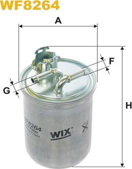 WIX Filters WF8264 - Filtre à carburant cwaw.fr