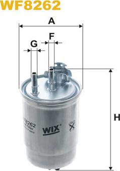 WIX Filters WF8262 - Filtre à carburant cwaw.fr