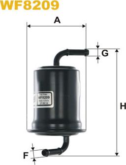 WIX Filters WF8209 - Filtre à carburant cwaw.fr