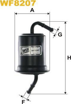 WIX Filters WF8207 - Filtre à carburant cwaw.fr