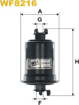 WIX Filters WF8216 - Filtre à carburant cwaw.fr