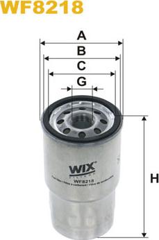 WIX Filters WF8218 - Filtre à carburant cwaw.fr