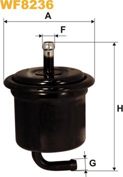 WIX Filters WF8236 - Filtre à carburant cwaw.fr