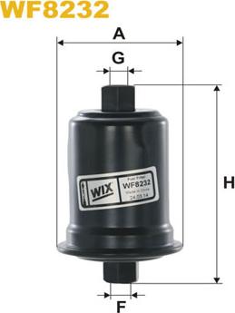 WIX Filters WF8232 - Filtre à carburant cwaw.fr