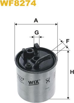 WIX Filters WF8274 - Filtre à carburant cwaw.fr