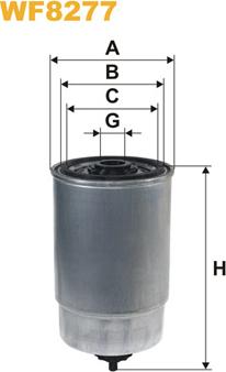 WIX Filters WF8277 - Filtre à carburant cwaw.fr