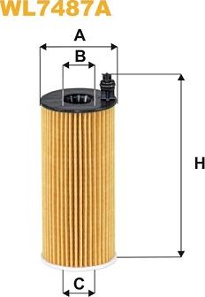 WIX Filters WL7487A - Filtre à huile cwaw.fr