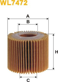 WIX Filters WL7472 - Filtre à huile cwaw.fr