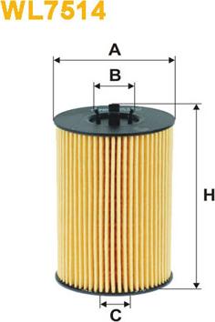 WIX Filters WL7514 - Filtre à huile cwaw.fr