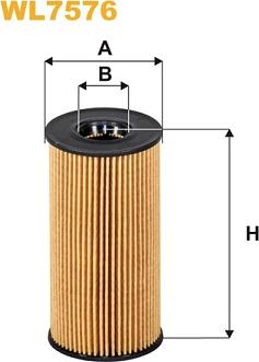 WIX Filters WL7576 - Filtre à huile cwaw.fr