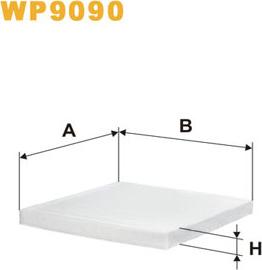 WIX Filters WP9090 - Filtre, air de l'habitacle cwaw.fr