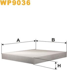 WIX Filters WP9036 - Filtre, air de l'habitacle cwaw.fr